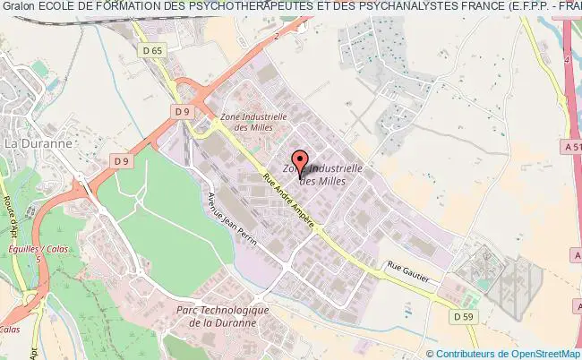 plan association Ecole De Formation Des Psychotherapeutes Et Des Psychanalystes France (e.f.p.p. - France) Aix-en-Provence