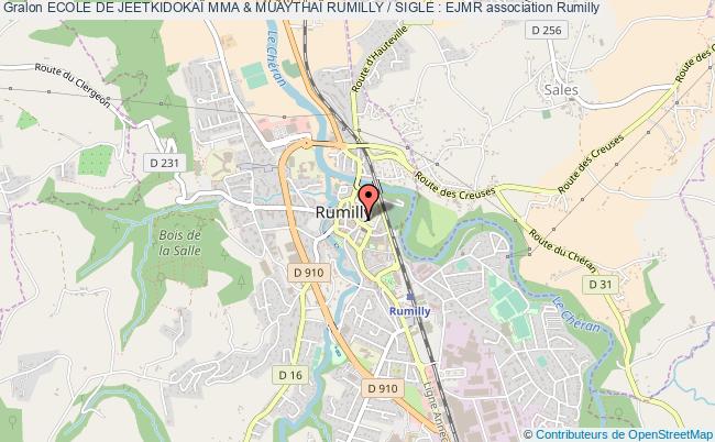 ECOLE DE JEETKIDOKAÏ MMA & MUAYTHAÏ RUMILLY / SIGLE : EJMR