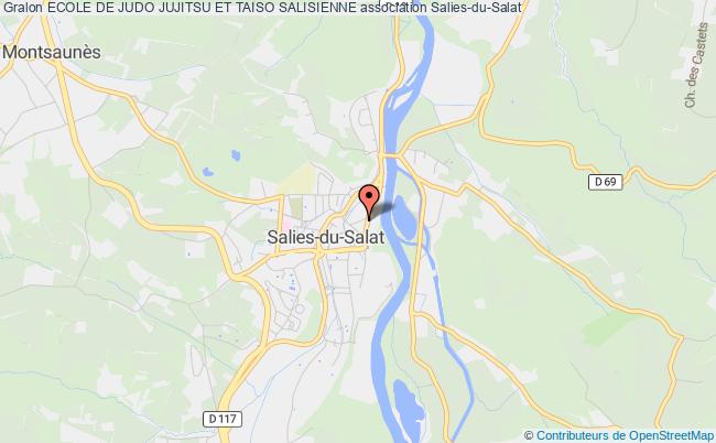 plan association Ecole De Judo Jujitsu Et Taiso Salisienne Salies-du-Salat