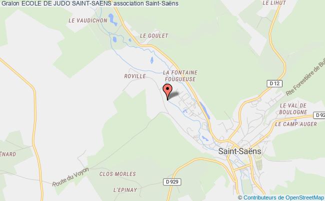 plan association Ecole De Judo Saint-saens Saint-Saëns