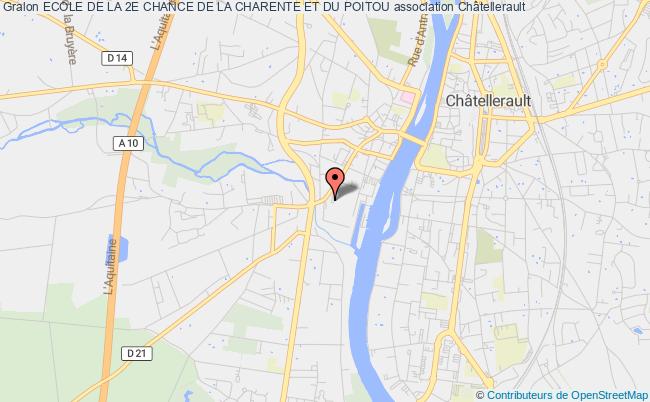 plan association Ecole De La 2e Chance De La Charente Et Du Poitou Châtellerault