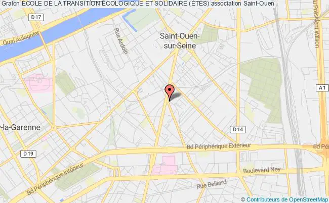 plan association École De La Transition Écologique Et Solidaire (ÉtÉs) Saint-Ouen-sur-Seine