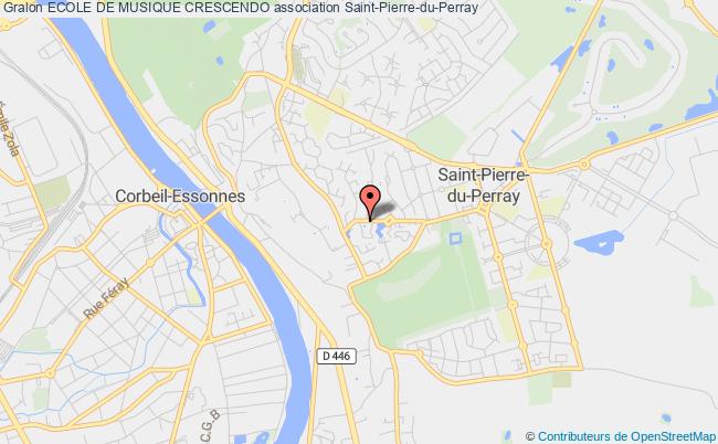 plan association Ecole De Musique Crescendo Saint-Pierre-du-Perray