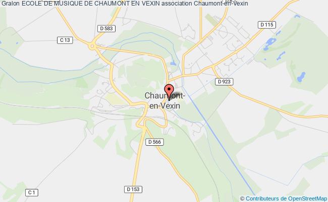 plan association Ecole De Musique De Chaumont En Vexin Chaumont-en-Vexin