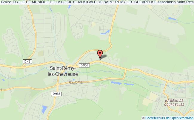plan association Ecole De Musique De La Societe Musicale De Saint Remy Les Chevreuse Saint-Rémy-lès-Chevreuse