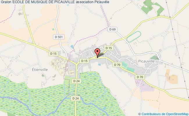 plan association Ecole De Musique De Picauville Picauville