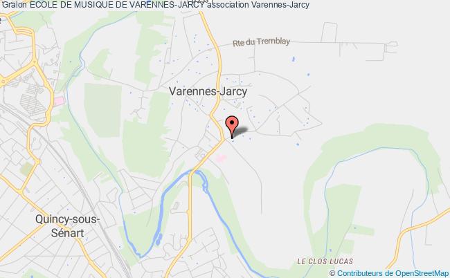plan association Ecole De Musique De Varennes-jarcy Varennes-Jarcy