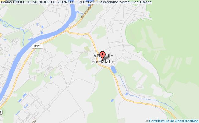 plan association Ecole De Musique De Verneuil En Halatte Verneuil-en-Halatte