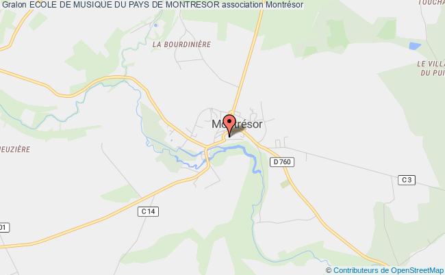 plan association Ecole De Musique Du Pays De Montresor 