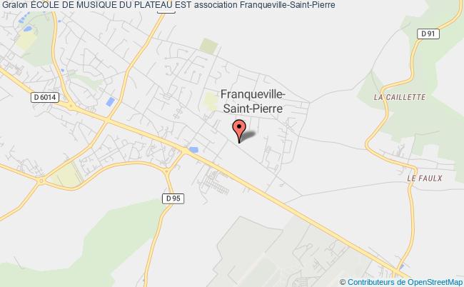 plan association École De Musique Du Plateau Est Franqueville-Saint-Pierre