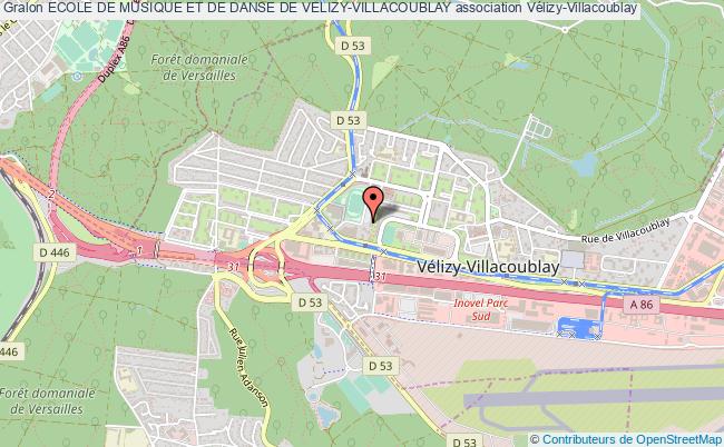 plan association Ecole De Musique Et De Danse De Velizy-villacoublay Vélizy-Villacoublay