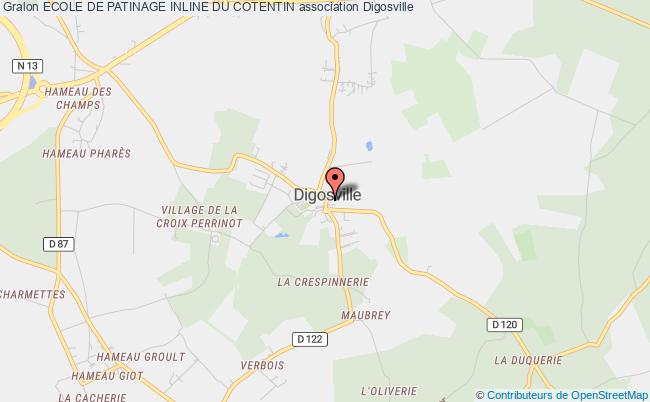 plan association Ecole De Patinage Inline Du Cotentin Digosville
