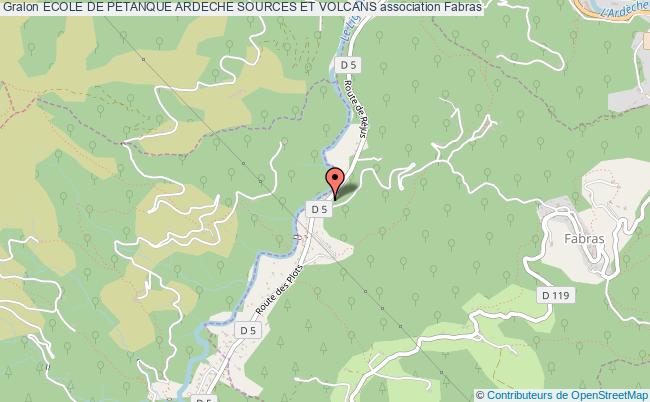 ECOLE DE PETANQUE ARDECHE SOURCES ET VOLCANS