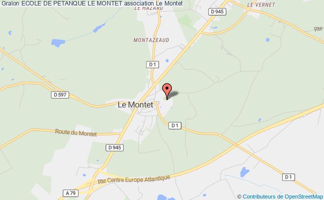 ECOLE DE PETANQUE LE MONTET