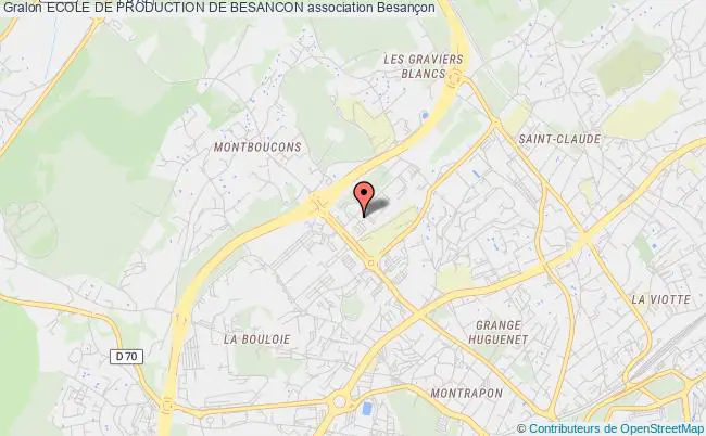 plan association Ecole De Production De Besancon Besançon