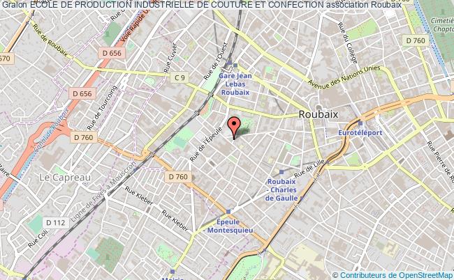 plan association Ecole De Production Industrielle De Couture Et Confection 