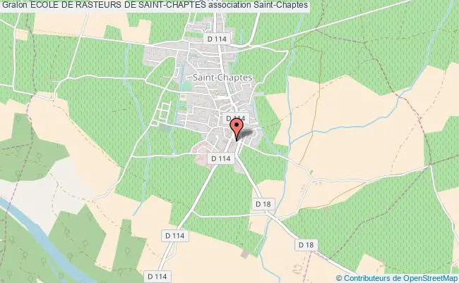 plan association Ecole De Rasteurs De Saint-chaptes Saint-Chaptes