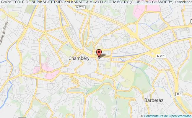 plan association Ecole De Shinkai Jeetkidokai Karate & Muaythai Chambery (club Ejmc Chambery) Chambéry
