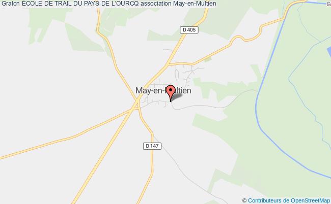 plan association École De Trail Du Pays De L'ourcq May-en-Multien