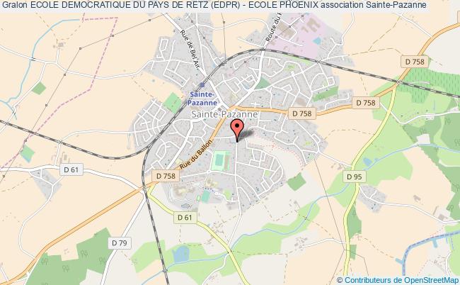 plan association Ecole Democratique Du Pays De Retz (edpr) - Ecole Phoenix Sainte-Pazanne