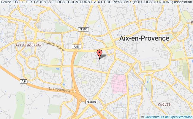plan association Ecole Des Parents Et Des Educateurs D'aix Et Du Pays D'aix (bouches Du Rhone) Aix-en-Provence