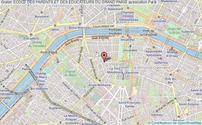 plan association Ecole Des Parents Et Des Educateurs Du Grand Paris Paris