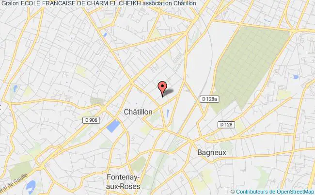 plan association Ecole Francaise De Charm El Cheikh Châtillon