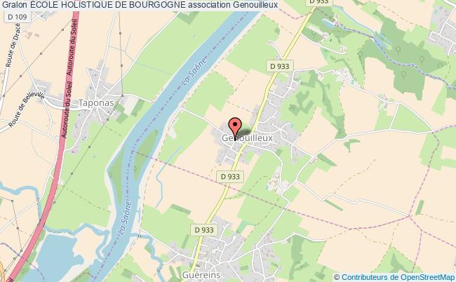 plan association École Holistique De Bourgogne Genouilleux