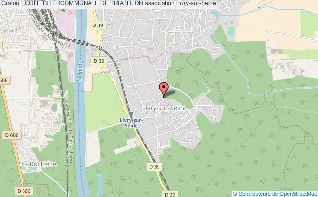 plan association Ecole Intercommunale De Triathlon Livry-sur-Seine