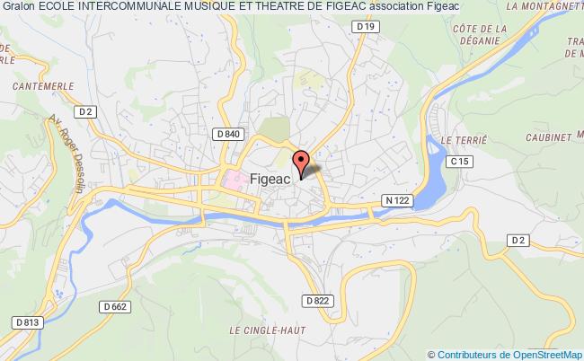 plan association Ecole Intercommunale Musique Et Theatre De Figeac Figeac