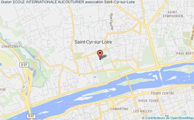 plan association Ecole Internationale Aucouturier Saint-Cyr-sur-Loire