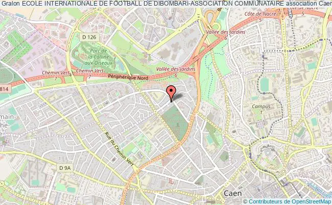 plan association Ecole Internationale De Football De Dibombari-association Communataire Caen