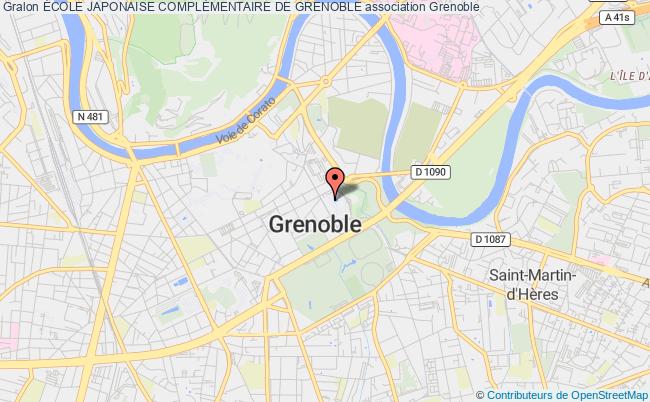 plan association École Japonaise ComplÉmentaire De Grenoble Grenoble