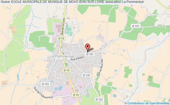 plan association Ecole Municipale De Musique De Montjean Sur Loire Montjean-sur-Loire