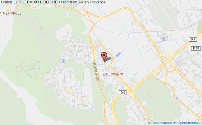 plan association Ecole Radio Biblique Aix-en-Provence