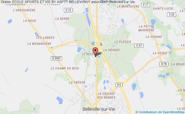 plan association Ecole Sports Et Vie By Asptt Bellevigny Belleville-sur-Vie