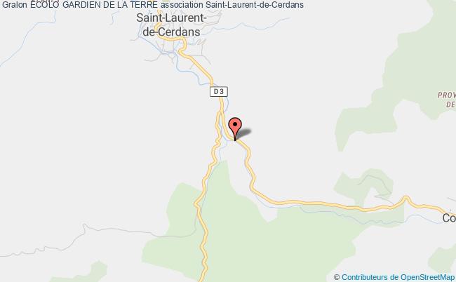 plan association Écolo Gardien De La Terre Saint-Laurent-de-Cerdans