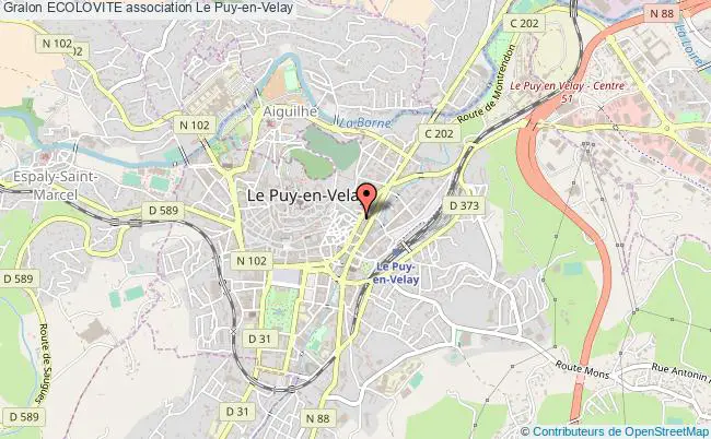 plan association Ecolovite Le Puy-en-Velay