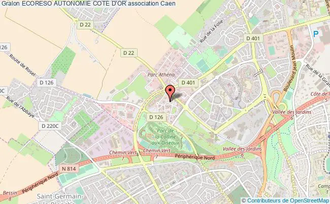 plan association Ecoreso Autonomie Cote D'or Caen