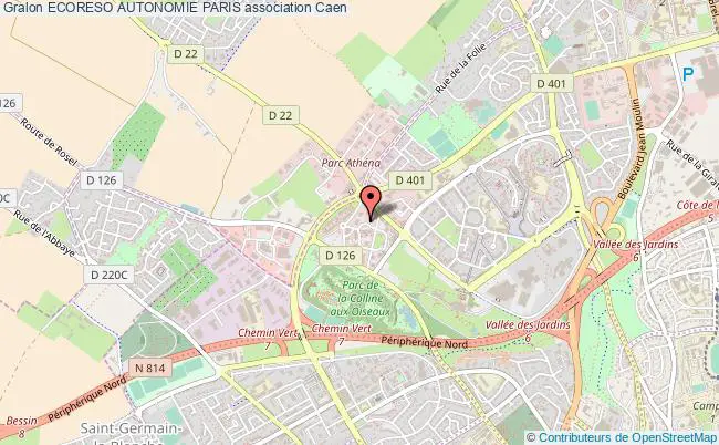 plan association Ecoreso Autonomie Paris Caen