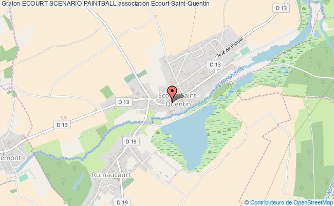 plan association Ecourt Scenario Paintball Écourt-Saint-Quentin