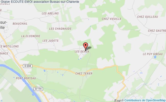 plan association Ecoute Emoi Bussac-sur-Charente