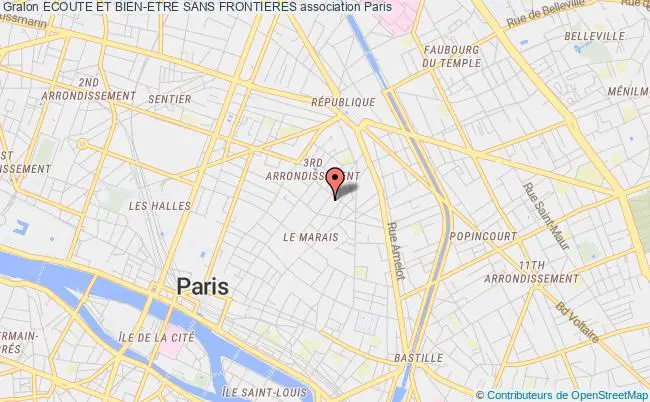 plan association Ecoute Et Bien-etre Sans Frontieres Paris