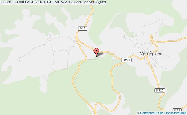 plan association Ecovillage Vernegues/cazan Vernègues
