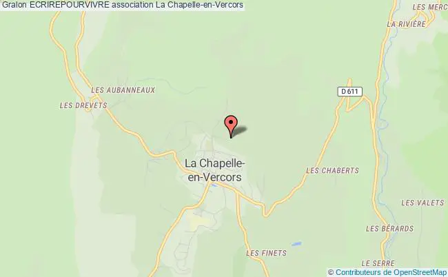 plan association Ecrirepourvivre La    Chapelle-en-Vercors