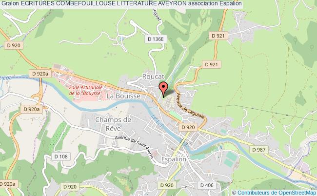 ECRITURES COMBEFOUILLOUSE LITTERATURE AVEYRON