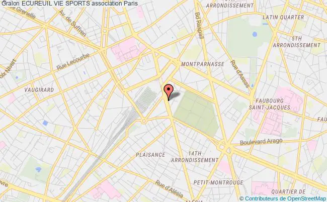 plan association Ecureuil Vie Sports Paris