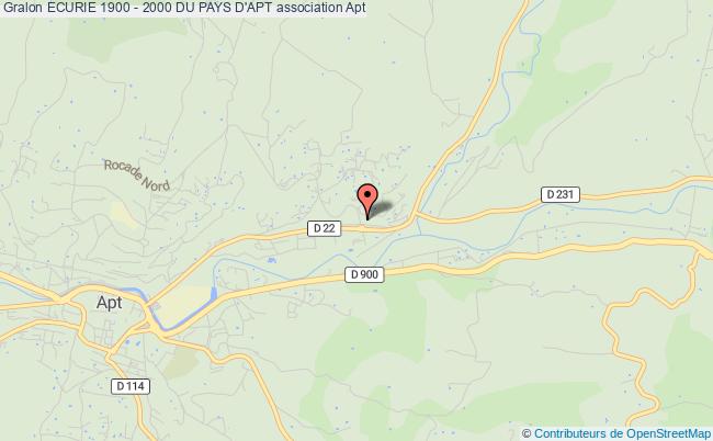 ECURIE 1900 - 2000 DU PAYS D'APT