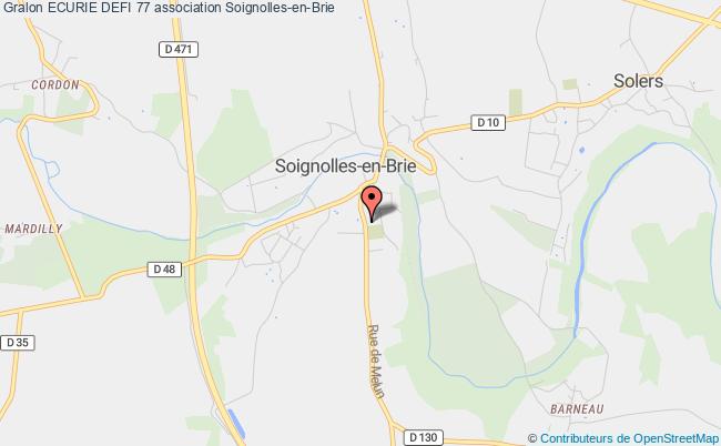 plan association Ecurie Defi 77 Soignolles-en-Brie