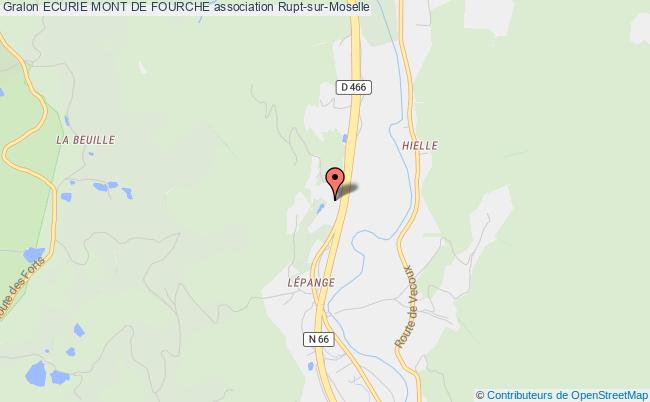 plan association Ecurie Mont De Fourche Rupt-sur-Moselle